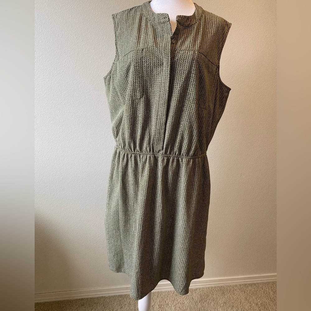 Merona XXL dress. Green pattern